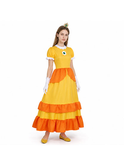 Princess Costume Long Dress with Gloves Costume Dresses detail