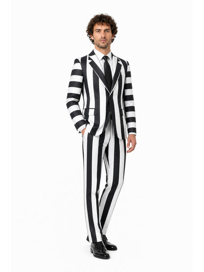 Beetlejuice Striped Suit Jacket and Trousers