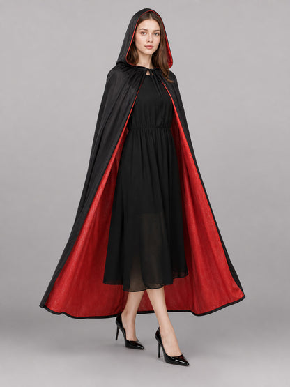 Black and Red Hooded Carnival Cloak occasion guide