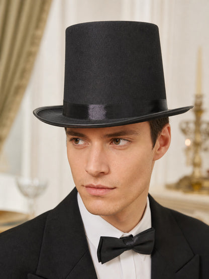 Wide-Brimmed Carnival Top Hat lifestyle view