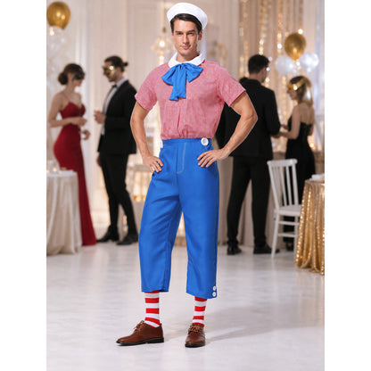 Clown Cosplay Costume: Shirt and Pants
