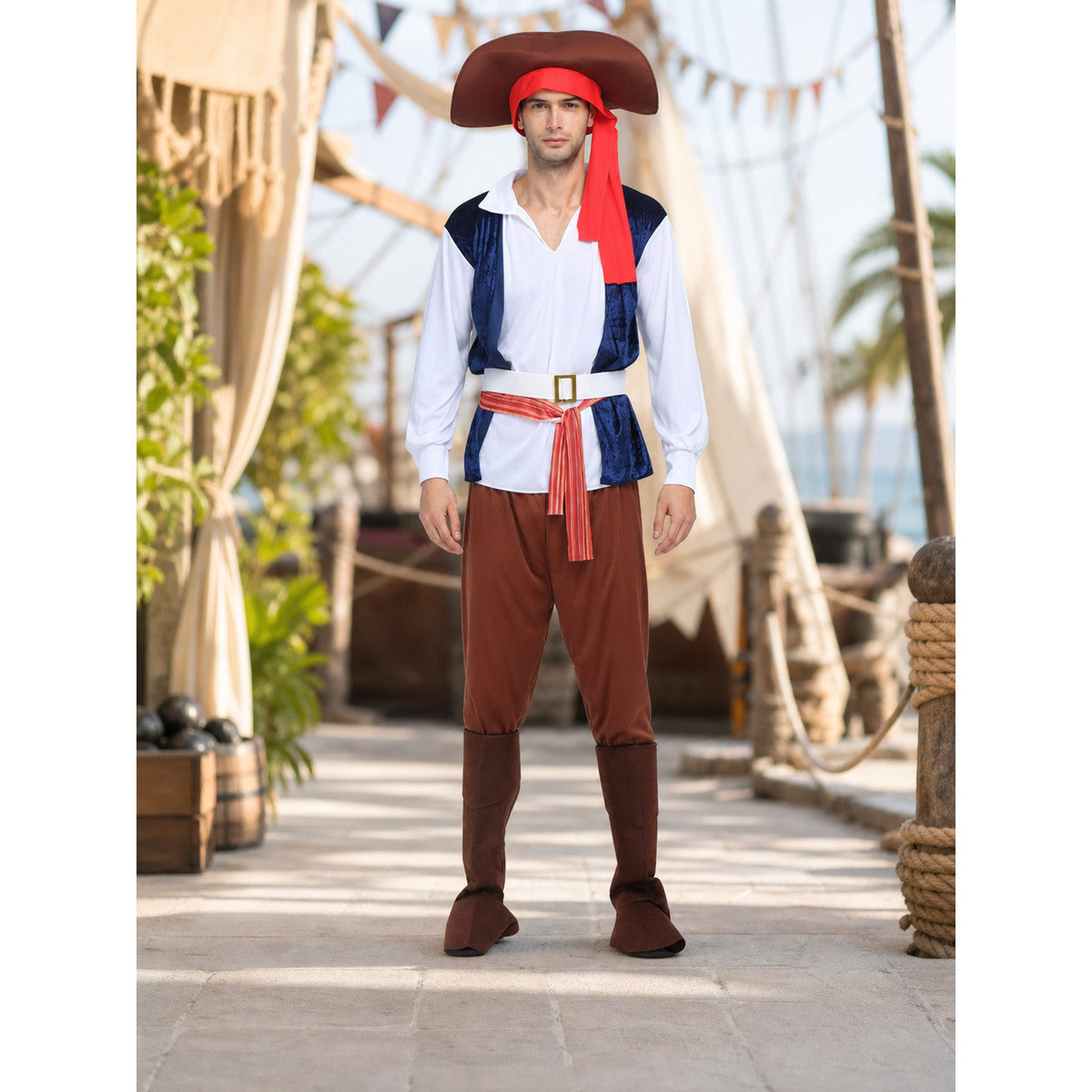Halloween Pirate Costume, Complete Set lifestyle