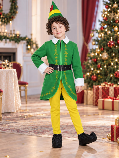 black green_childrens_carnival_costume_set product image 2