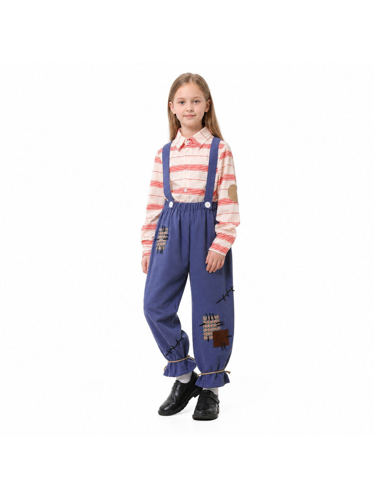 Pumpkin Stage Costume: Shirt and Overalls Costumes detail