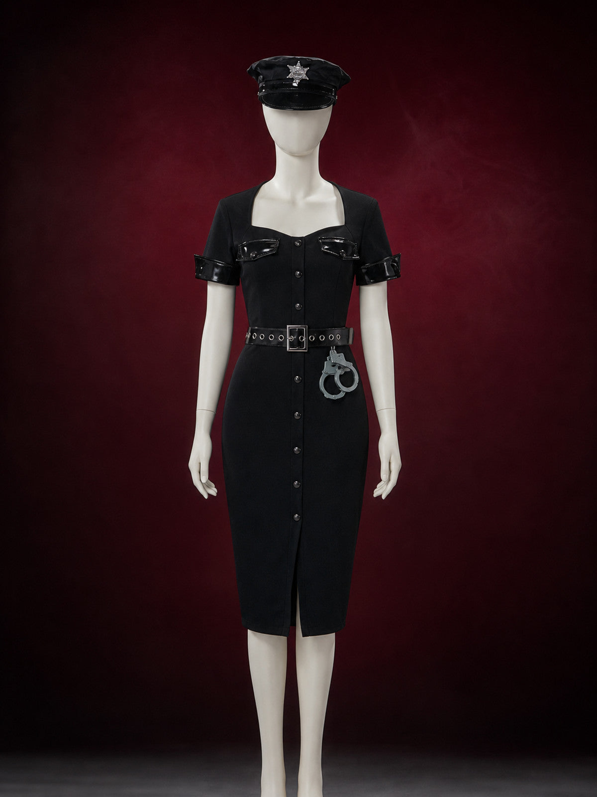 Women's Police Officer Costume for Halloween main product view