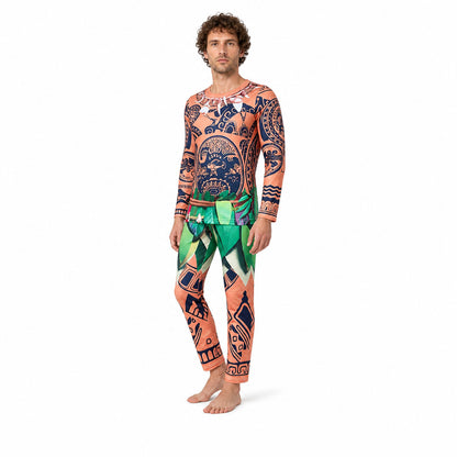 Maui Carnival Costume, Patterned Jumpsuit Costumes detail