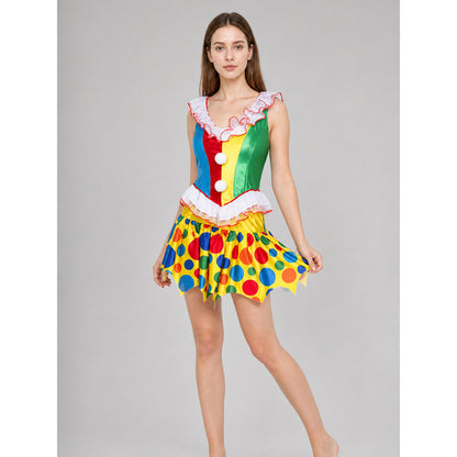 Bright Clown Costume for Parties and Carnivals lifestyle