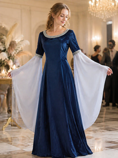Medieval Dress with Wing Sleeves lifestyle view