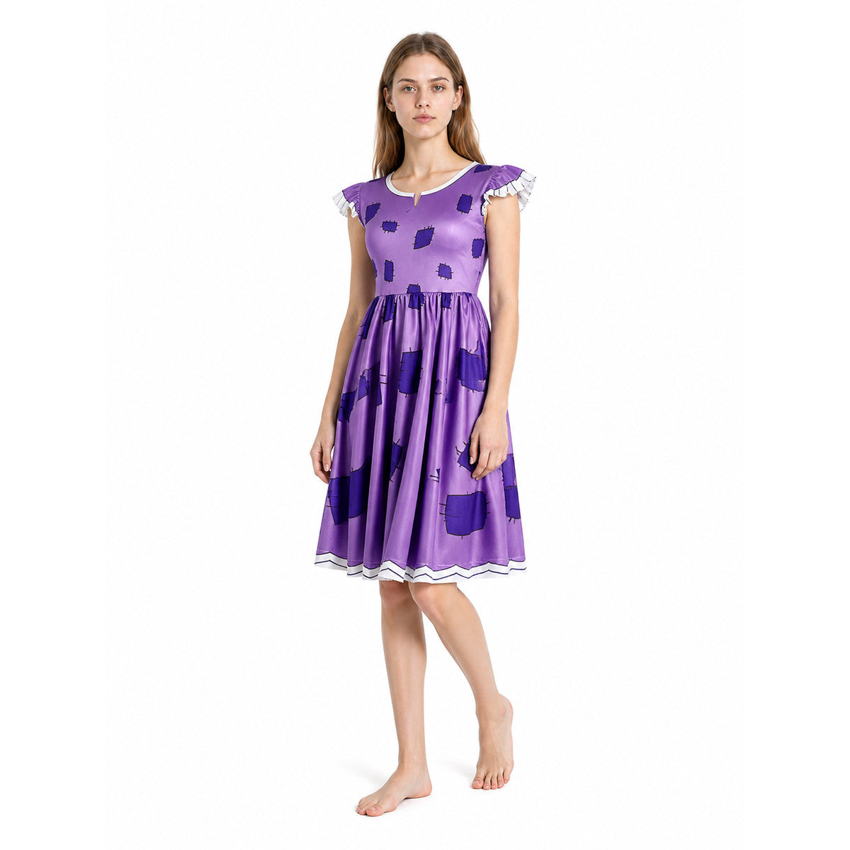 Cosplay Dress with Peter Pan Collar Costume Dresses detail