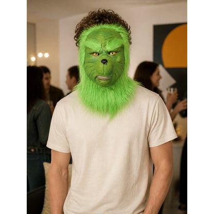 Green Halloween and Cosplay Carnival Mask lifestyle view
