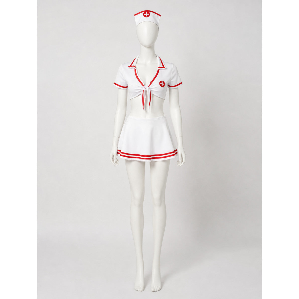 Medical Cosplay Costume with Red Crosses
