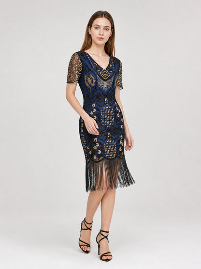 1920s-Style Fringe Cocktail Dress