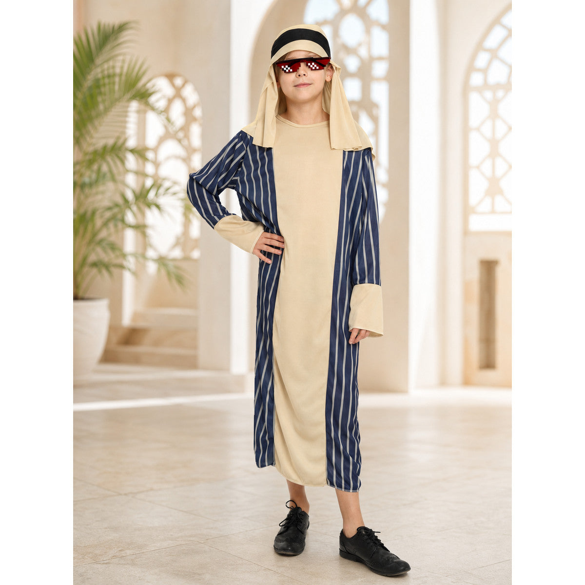 Shepherd Costume for Parties with Robe and Accessories lifestyle view