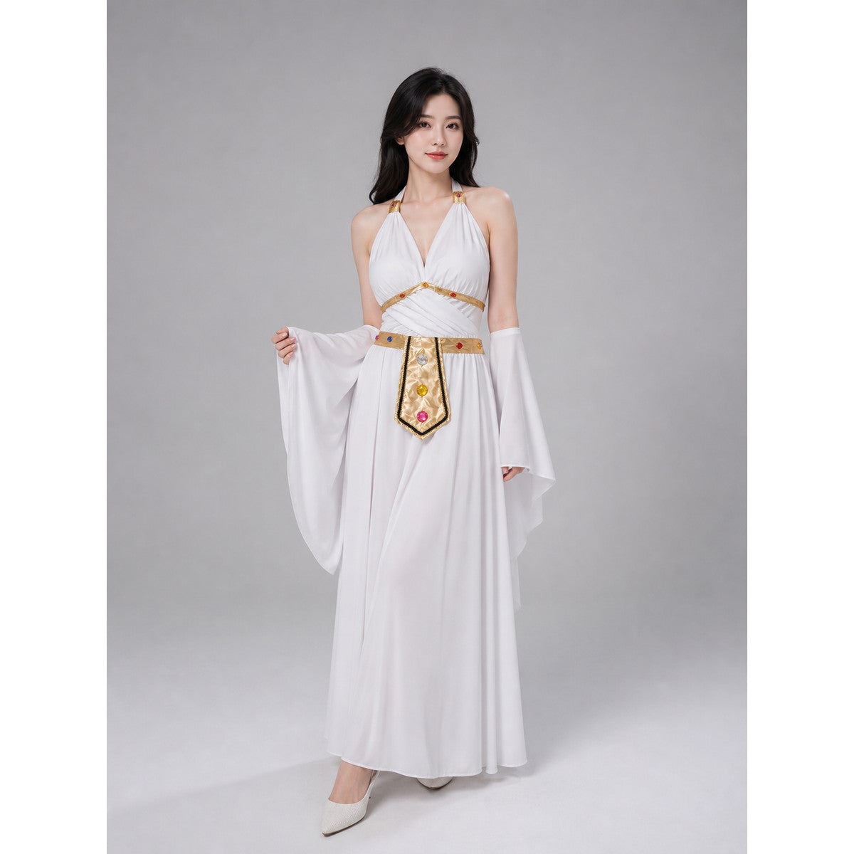Cleopatra Costume with Decorations and Headband