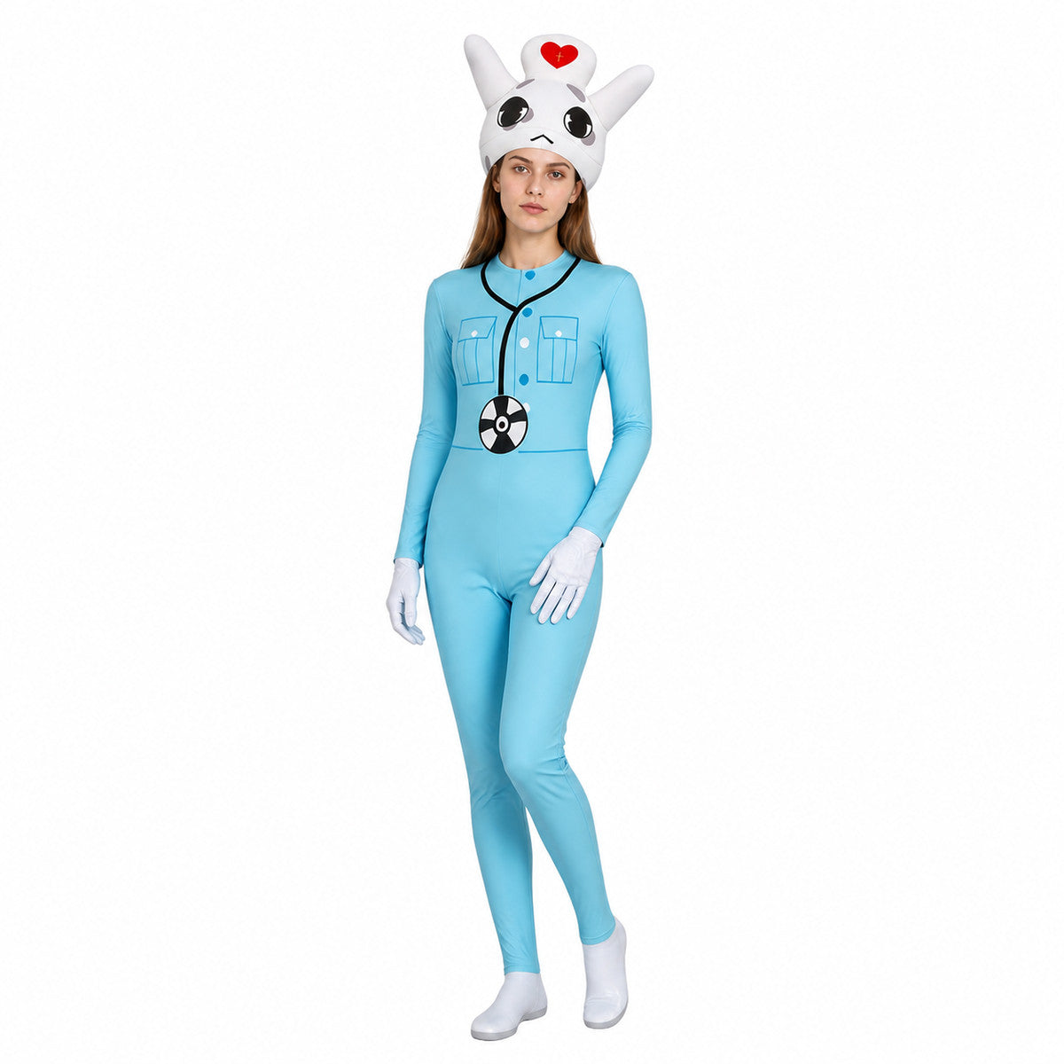 Hooded Kigurumi Carnival Costume with Gloves Costumes detail