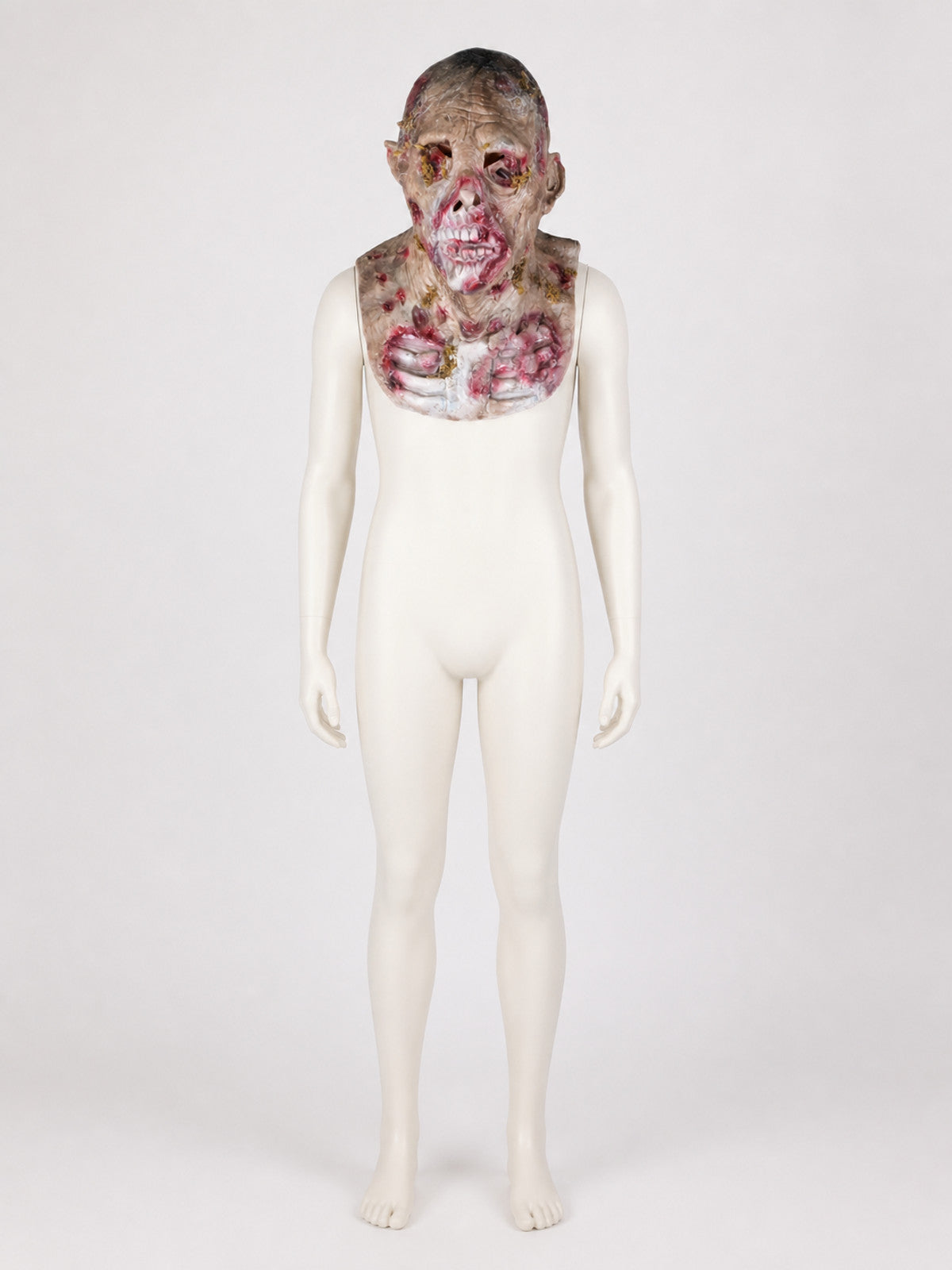 Zombie Skeleton Carnival Mask for Halloween and Cosplay lifestyle view
