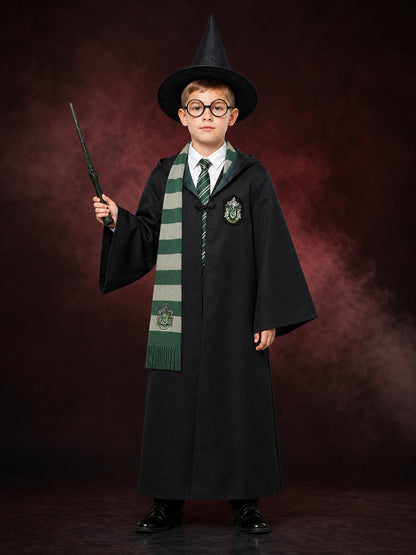Harry Potter Slytherin Robe with Cosplay Accessories main product view