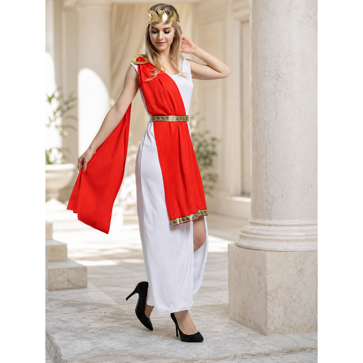 Ancient Rome Carnival Costume with Cloak lifestyle
