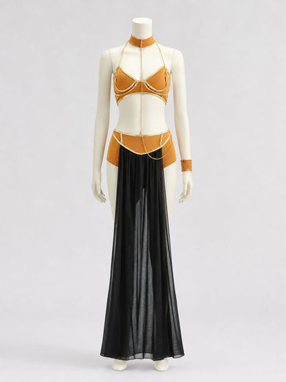 Egyptian Costume with Skirt and Accessories Costume Accessories detail