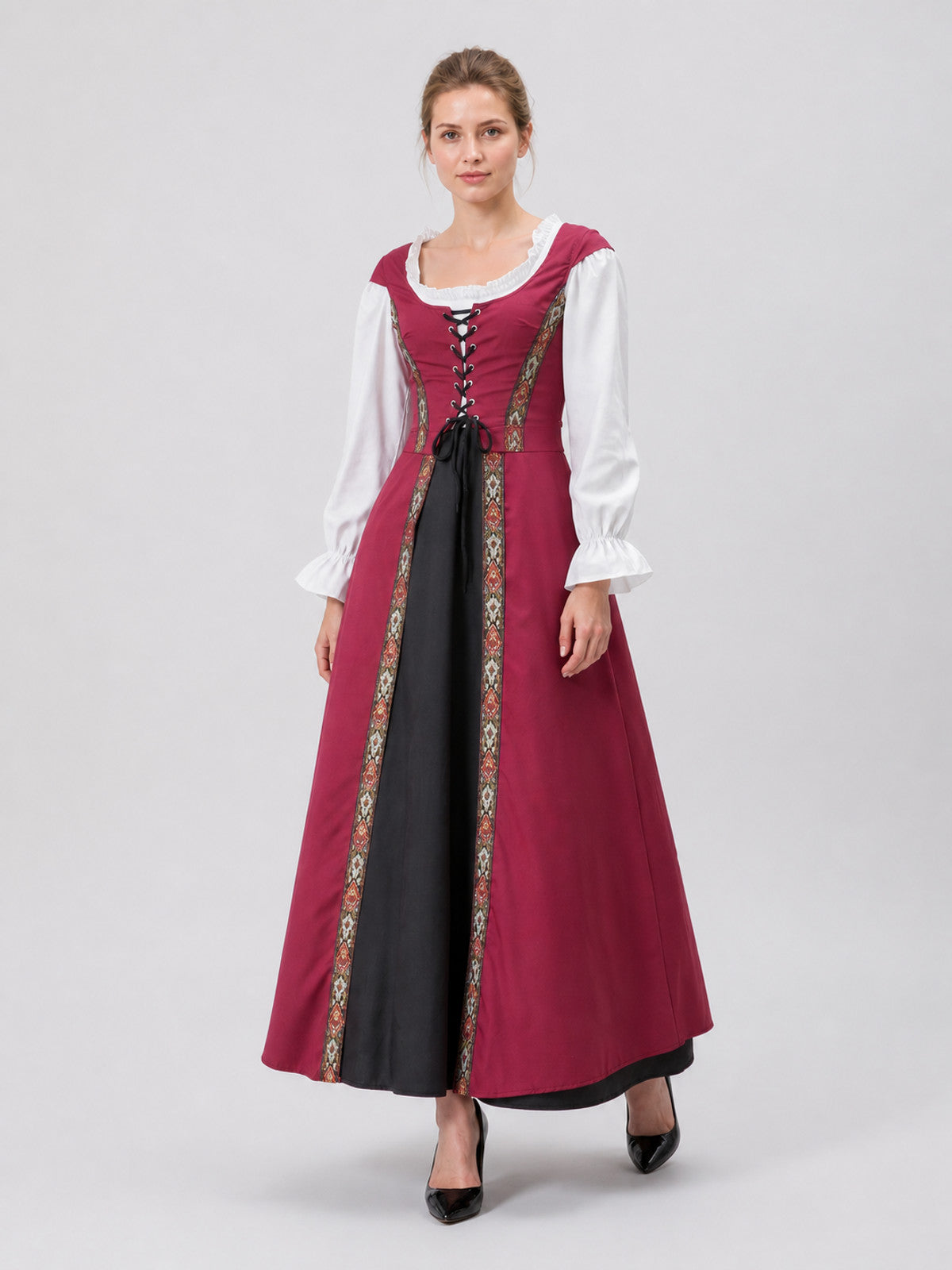 Vintage Medieval Dress for Cleopatra Cosplay Costume Dresses detail