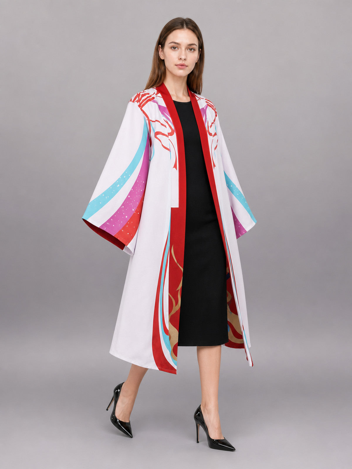 Colorful Carnival Cloak with Cosplay Print occasion guide