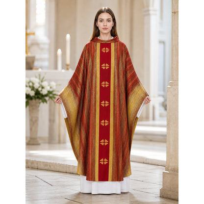 Cosplay Robe with Wide Sleeves and Stand Collar lifestyle view
