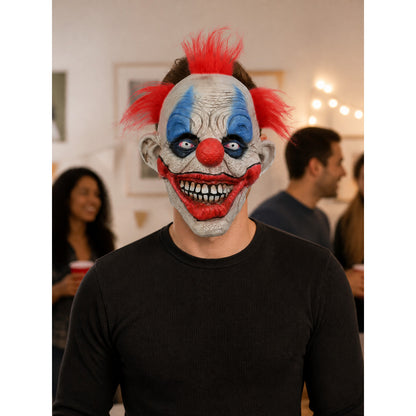 Scary Clown Carnival Mask for Halloween lifestyle view