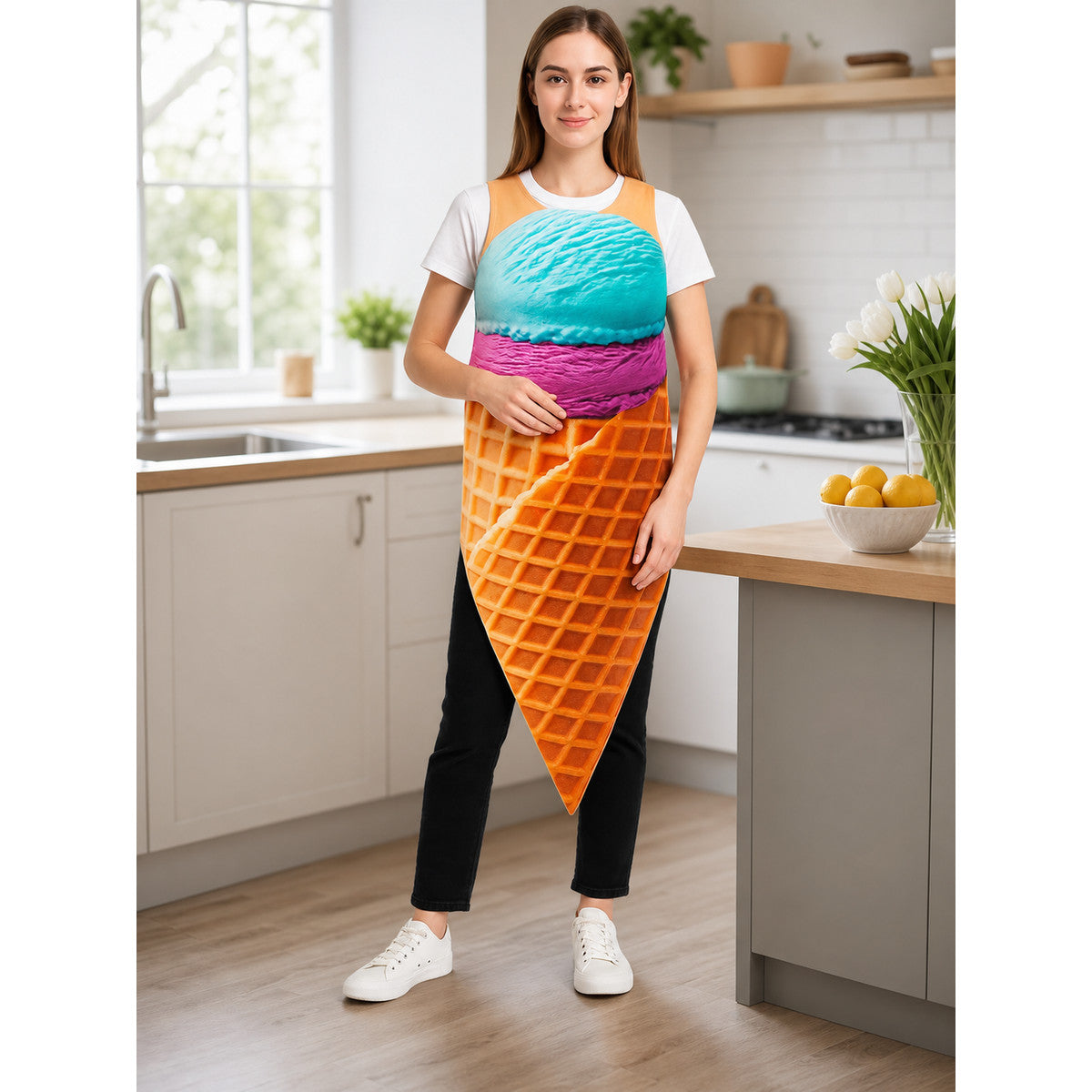 Ice Cream Cone Costume for Parties lifestyle