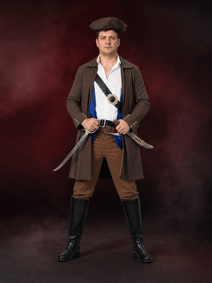 Pirate Costume in a Pirates of the Caribbean Style for Masquerades