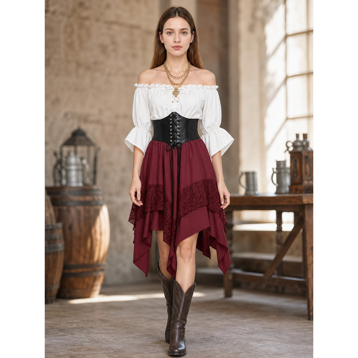 Three-Piece Pirate-Style Costume