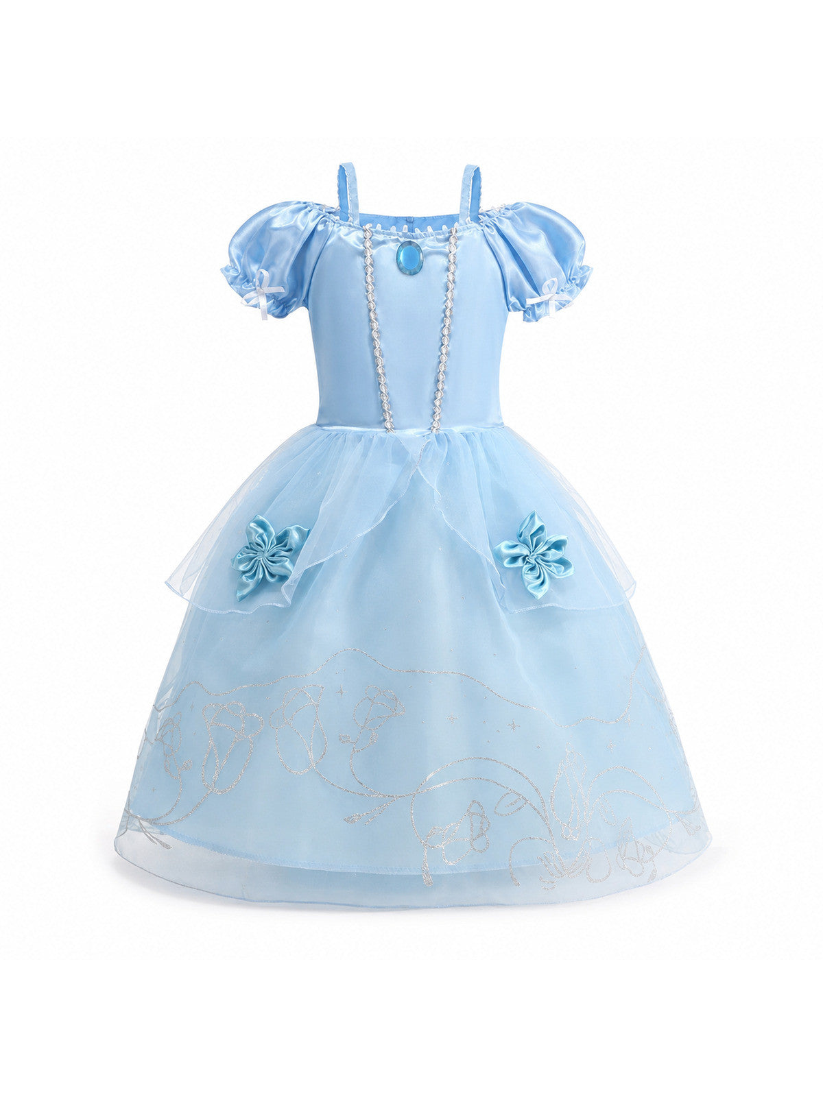2026 Girl Princess Dress Costume Princess Cosplay Halloween Carnival Party