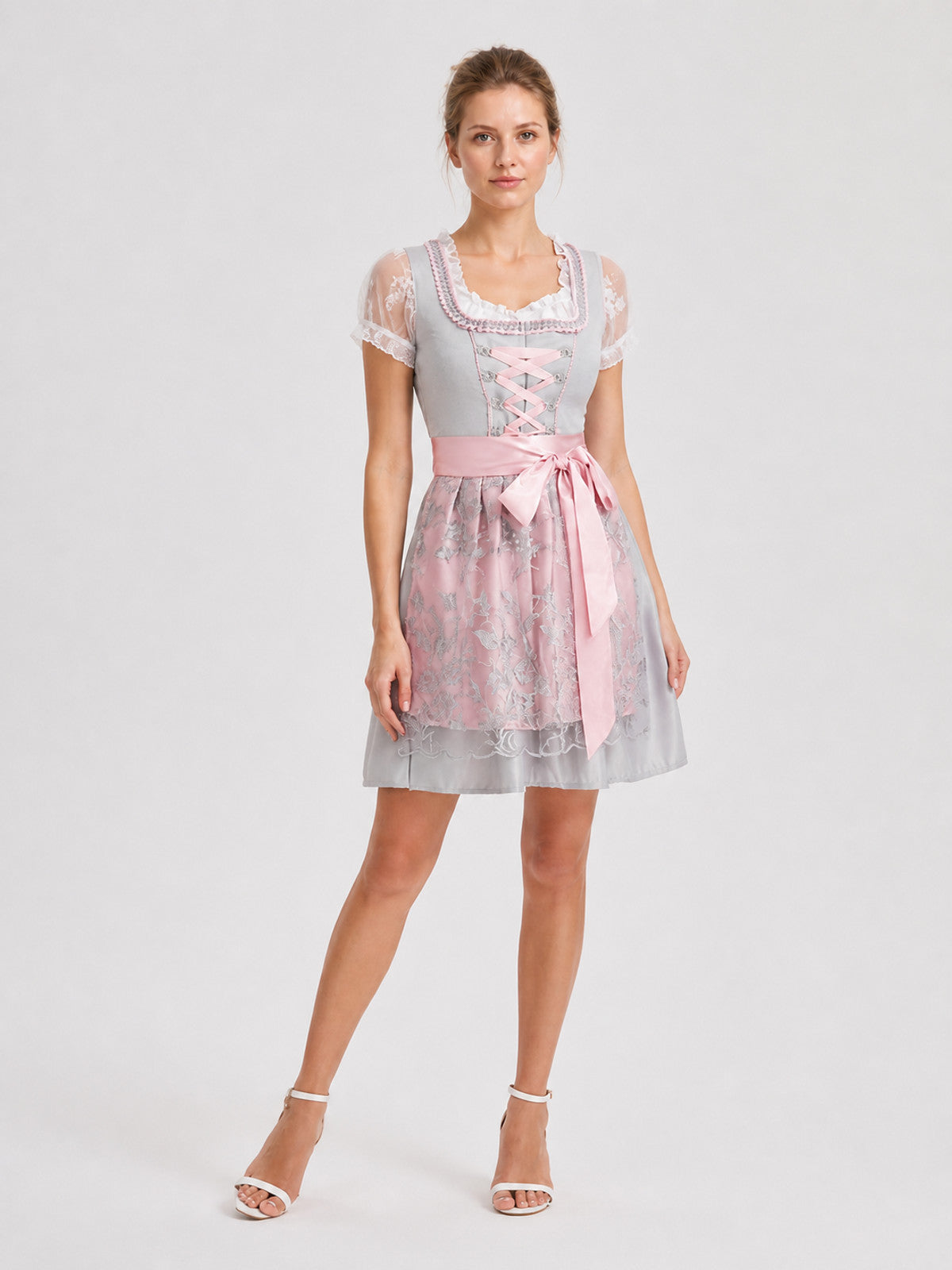 Oktoberfest Dress with Apron and Lacing Costume Dresses detail