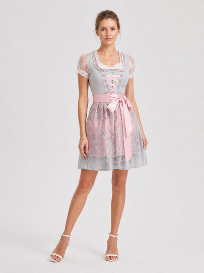 Oktoberfest Dress with Apron and Lacing Costume Dresses detail