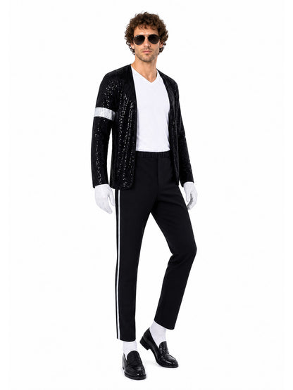 Michael Jackson-Style Sequin Stage Costume