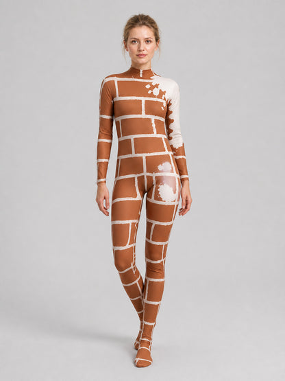 Chameleon Carnival Costume — One-Piece Jumpsuit
