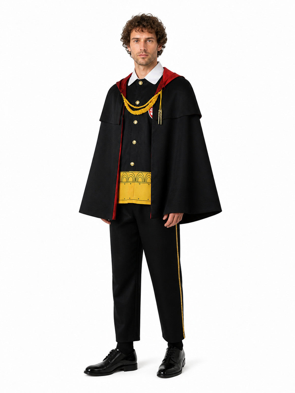 Character Costume with Cape and Pants for Cosplay