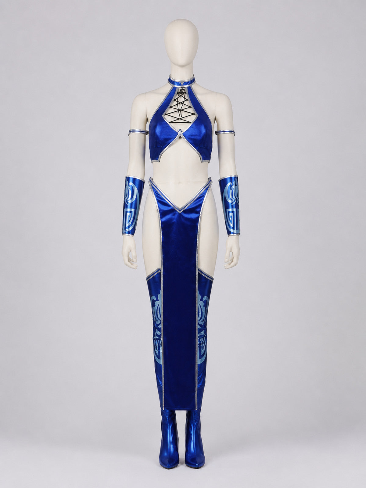 Mortal Kombat Cosplay Costume: Top, Shorts, Bracers Costumes detail