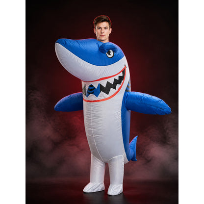Inflatable Shark Costume for Halloween Christmas Funny Performance Outfit main product view