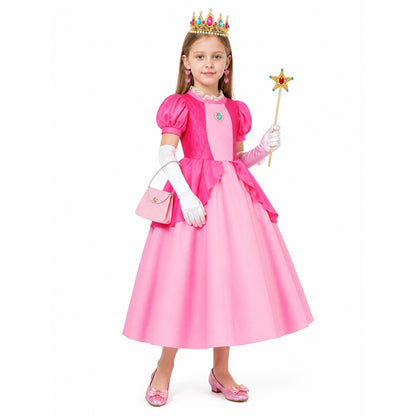 Princess Costume with Dress and Crown Costume Dresses detail