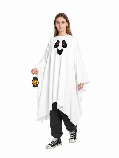 Hooded Ghost Costume with Long Hem Costumes detail