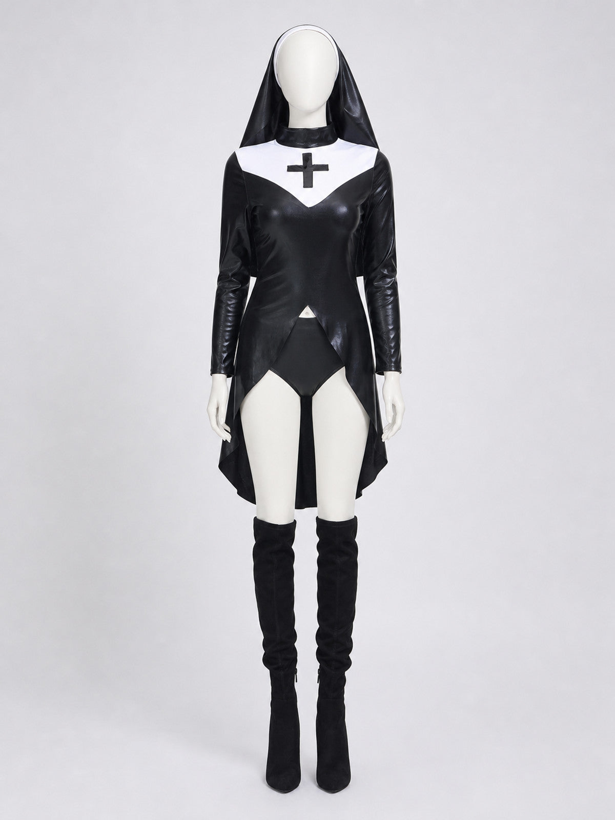 Ritual Robe with Hood, Cross, and Collar
