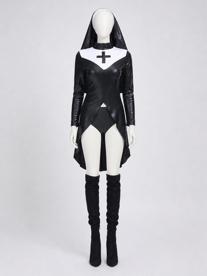 Ritual Robe with Hood, Cross, and Collar
