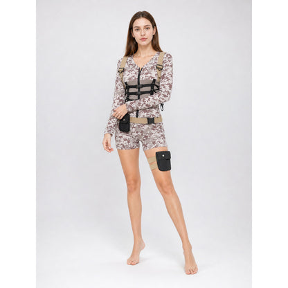Camouflage Costume with Shorts and Accessories lifestyle