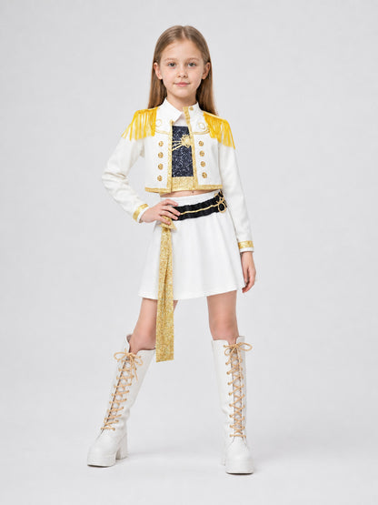Children’s Stage Costume with Sequins and Fringe