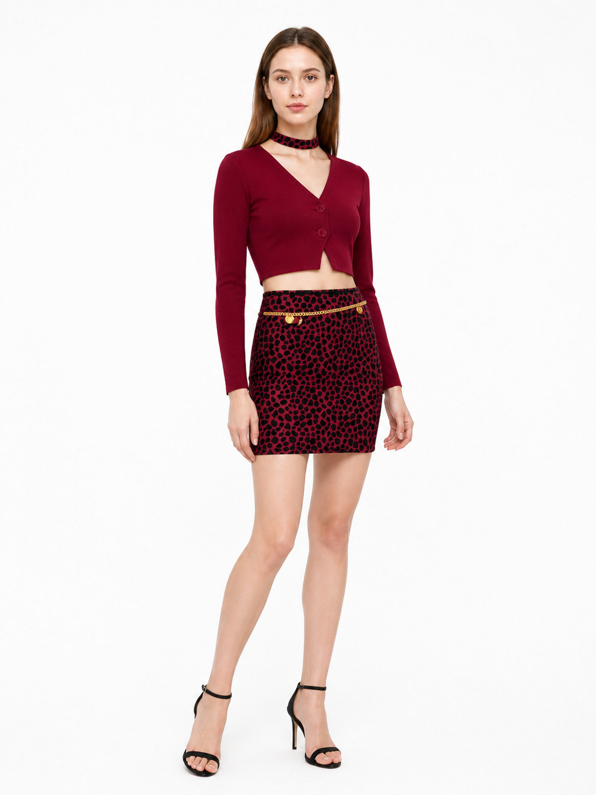 Mary Cosplay Costume: Top, Skirt, and Collar