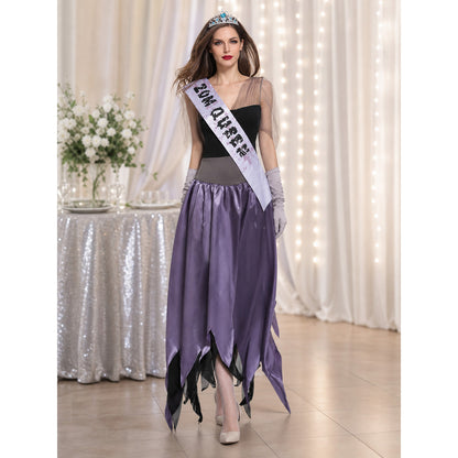 Halloween costume dress with crown lifestyle