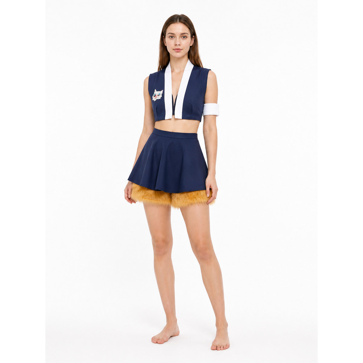 Cosplay Costume with Sleeveless Top and Skirt Costumes detail
