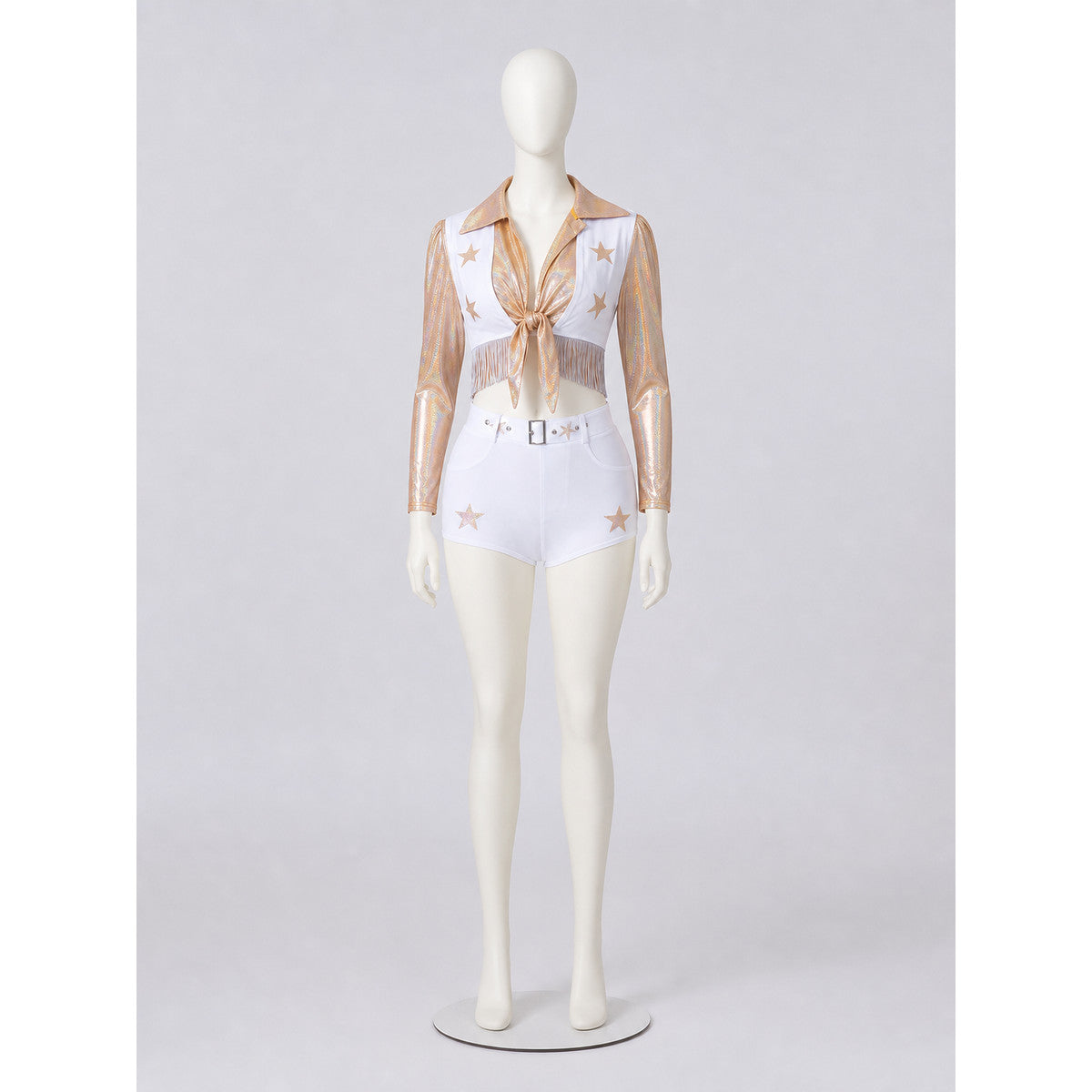 Two-Piece Stage Costume with Gold Stars