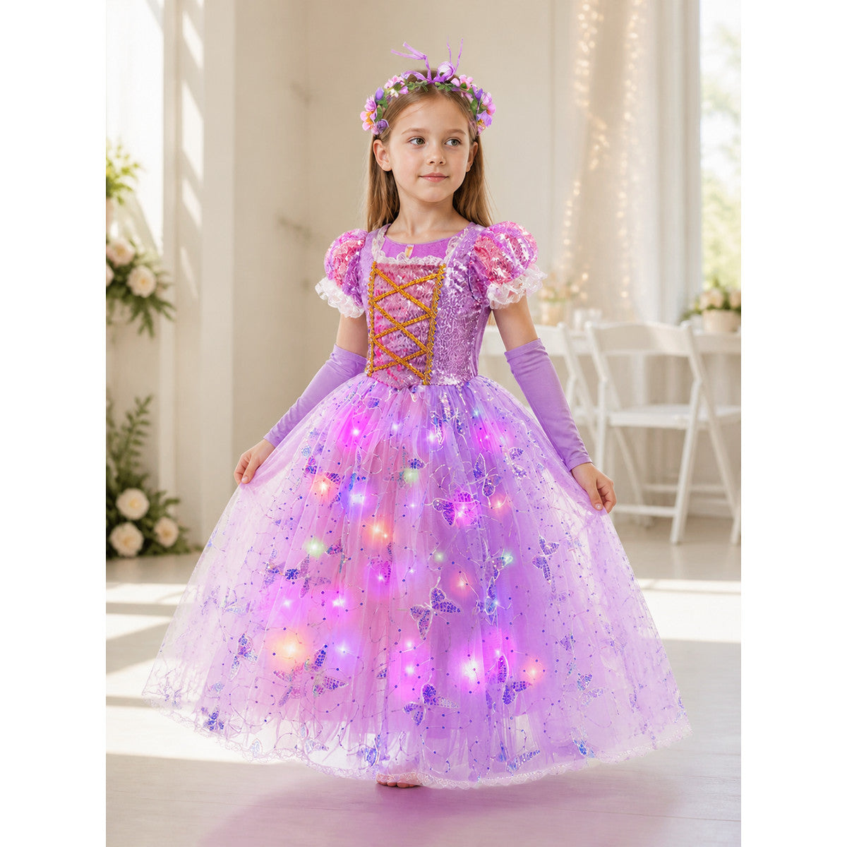 Light-Up Princess Costume for Halloween