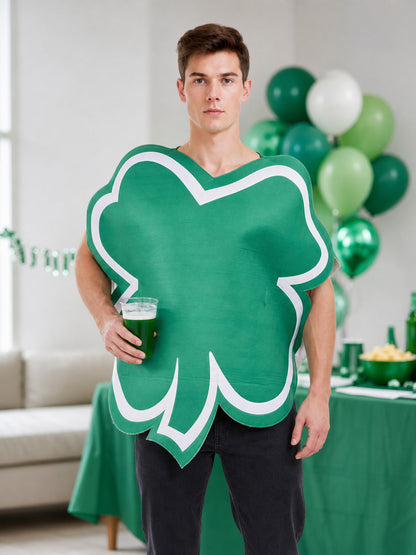 Four-Leaf Clover Poncho Costume lifestyle view